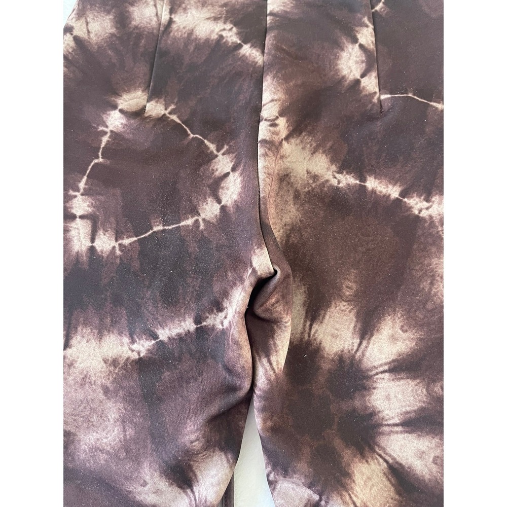 I.AM.GIA Evie Brown Tie Dye V-Cut Flare Pants XXS High Waisted Y2K Streetwear - Picture 9 of 9